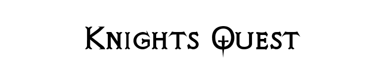 Knights Quest font preview