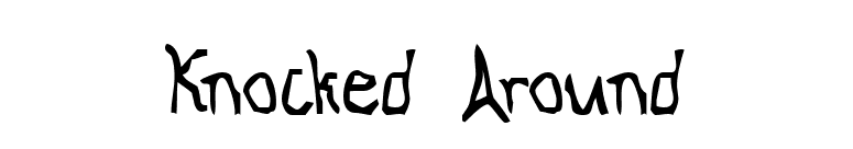 Knocked Around font preview