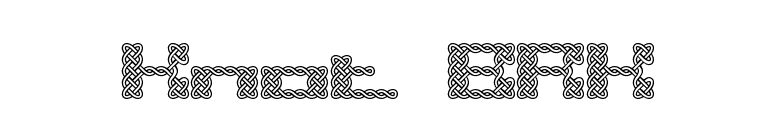Knot BRK font preview
