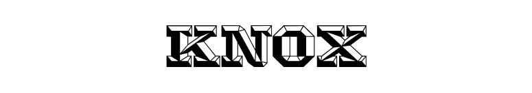 Knox font preview