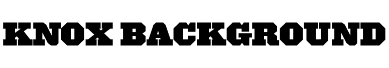 Knox Background font preview