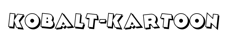 Kobalt-Kartoon font preview