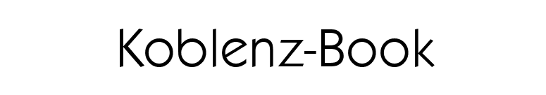Koblenz-Book font preview