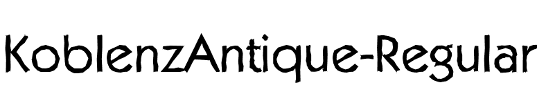 KoblenzAntique-Regular font preview