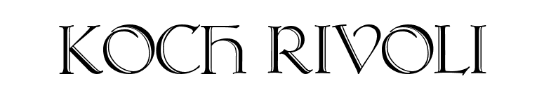 Koch Rivoli font preview