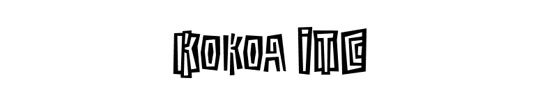 Kokoa ITC font preview