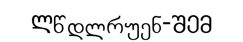 Kolkhety-ITV font preview