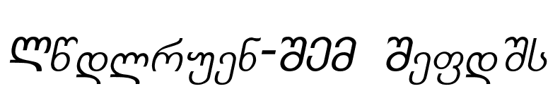 Kolkhety-ITV Italic font preview