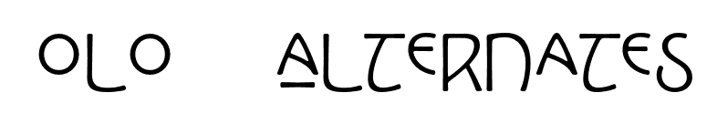 Kolo LP Alternates font preview
