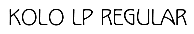 Kolo LP Regular font preview