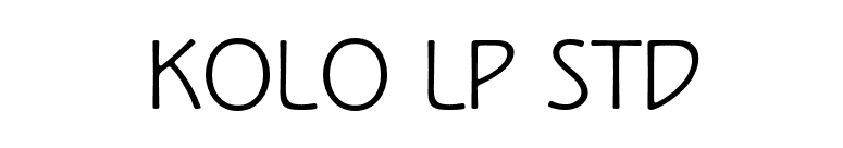 Kolo LP Std font preview