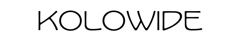 KoloWide font preview