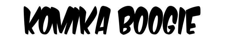 Komika Boogie font preview