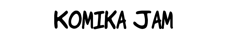 Komika Jam font preview
