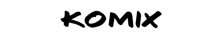 Komix font preview