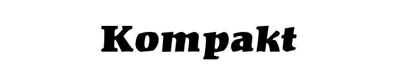 Kompakt font preview