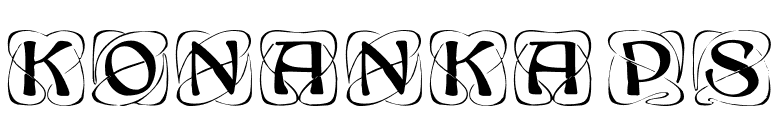 KonanKaps font preview
