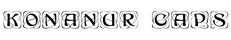 Konanur-Caps font preview