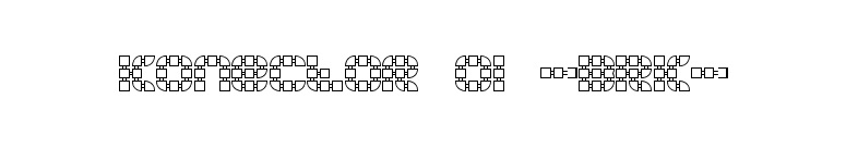 Konector O1 -BRK- font preview