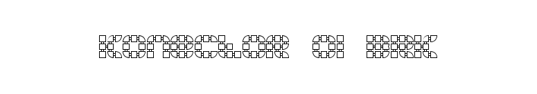 Konector O1 BRK font preview