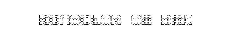 Konector O2 BRK font preview
