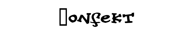 Konfekt font preview