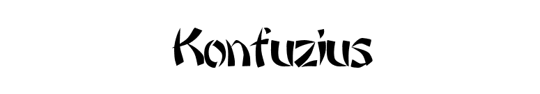 Konfuzius font preview