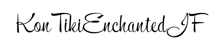 KonTikiEnchantedJF font preview