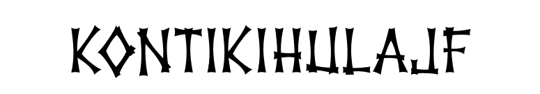 KonTikiHulaJF font preview