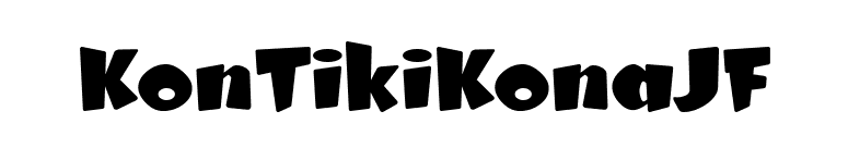 KonTikiKonaJF font preview