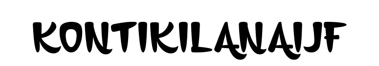 KonTikiLanaiJF font preview
