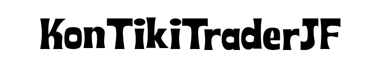 KonTikiTraderJF font preview