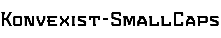 Konvexist-SmallCaps font preview