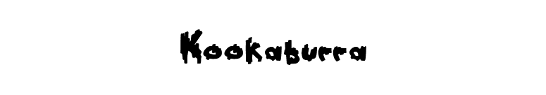 Kookaburra font preview