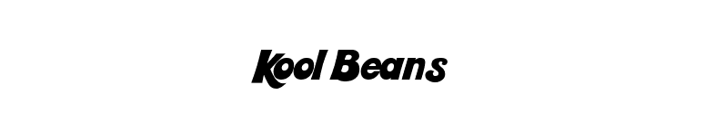 Kool Beans font preview