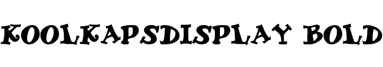 KoolKapsDisplay Bold font preview
