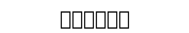 Korong font preview