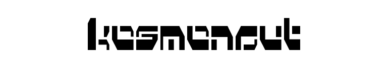 Kosmonaut font preview