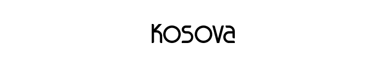 Kosova font preview
