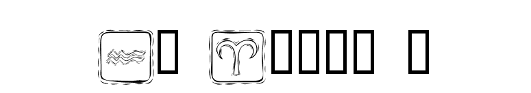 KR Astro 1 font preview