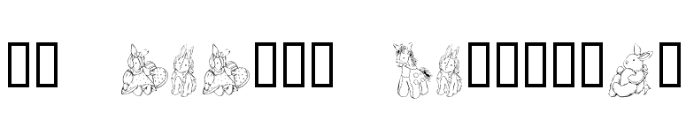 KR Baby's Favorites font preview