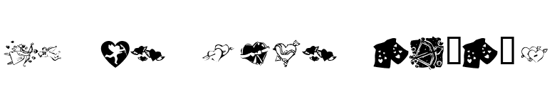 KR Be Mine Always font preview