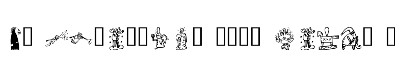 KR Christmas 2002 Dings 2 font preview