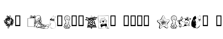 KR Christmas 2002 Dings 5 font preview