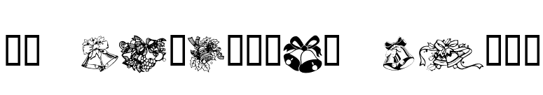 KR Christmas Bells font preview