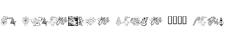 KR Christmas Dings 2004 Five font preview