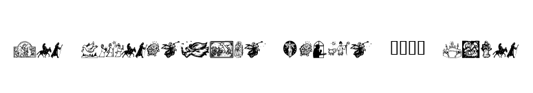 KR Christmas Dings 2004 Four font preview