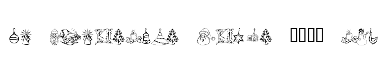 KR Christmas Dings 2004 Two font preview