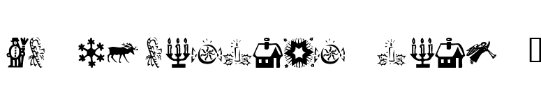 KR Christmas Time 2 font preview