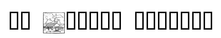 KR Easter Squares font preview